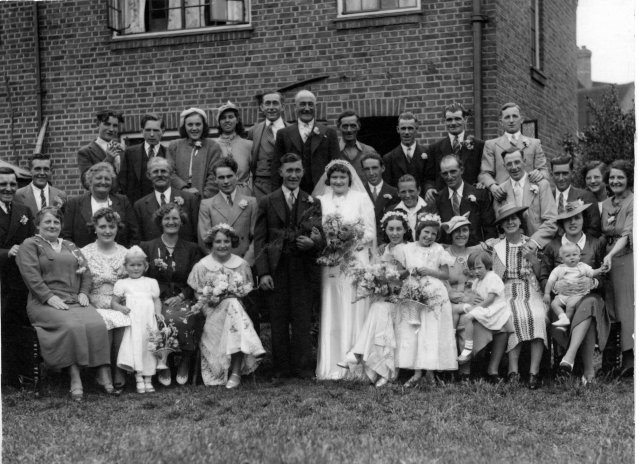 Gladys Holland Wedding to Alf